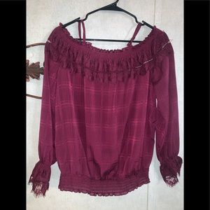 Plum blouse